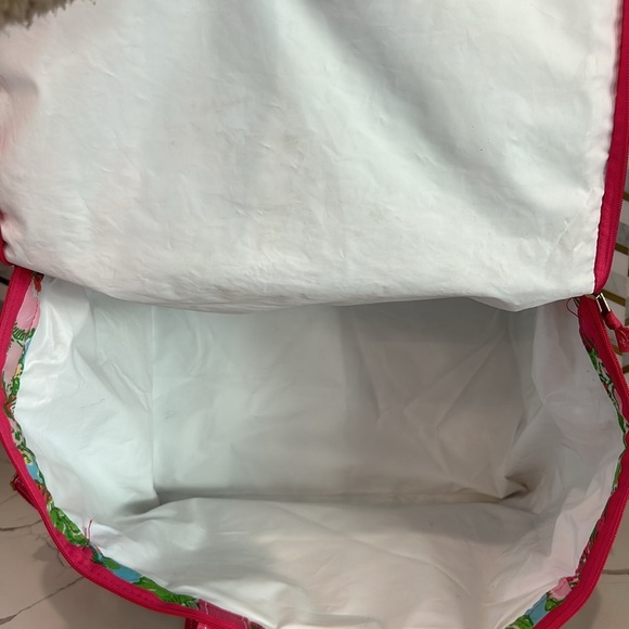 Lilly Pulitzer Insulated Cooler Bag Big Flirt Colorful Tote Long Strap/ handles - Picture 11 of 16